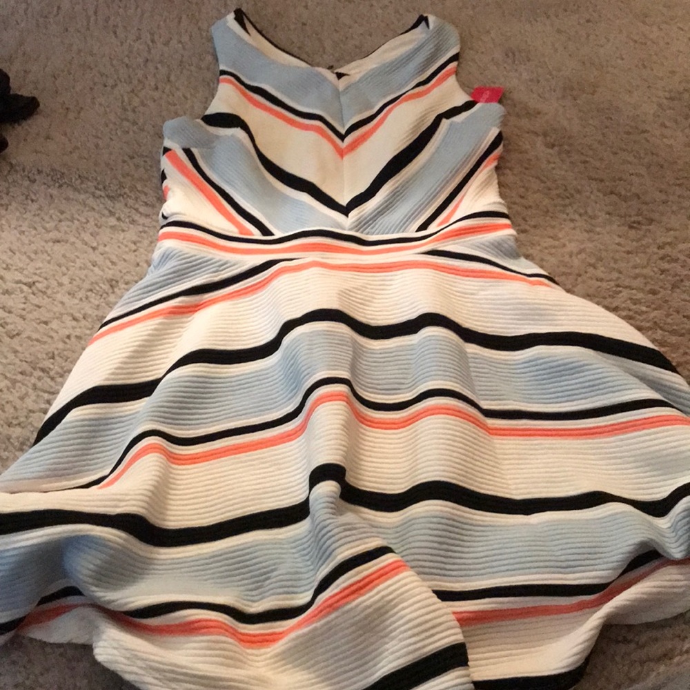 Striped dress size small